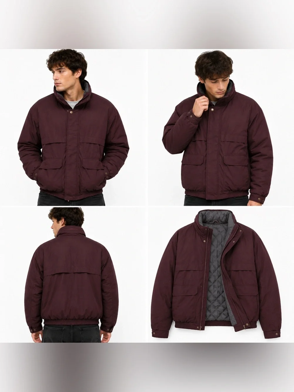 North Bay Trade Men’s Insulated Bomber Jacket